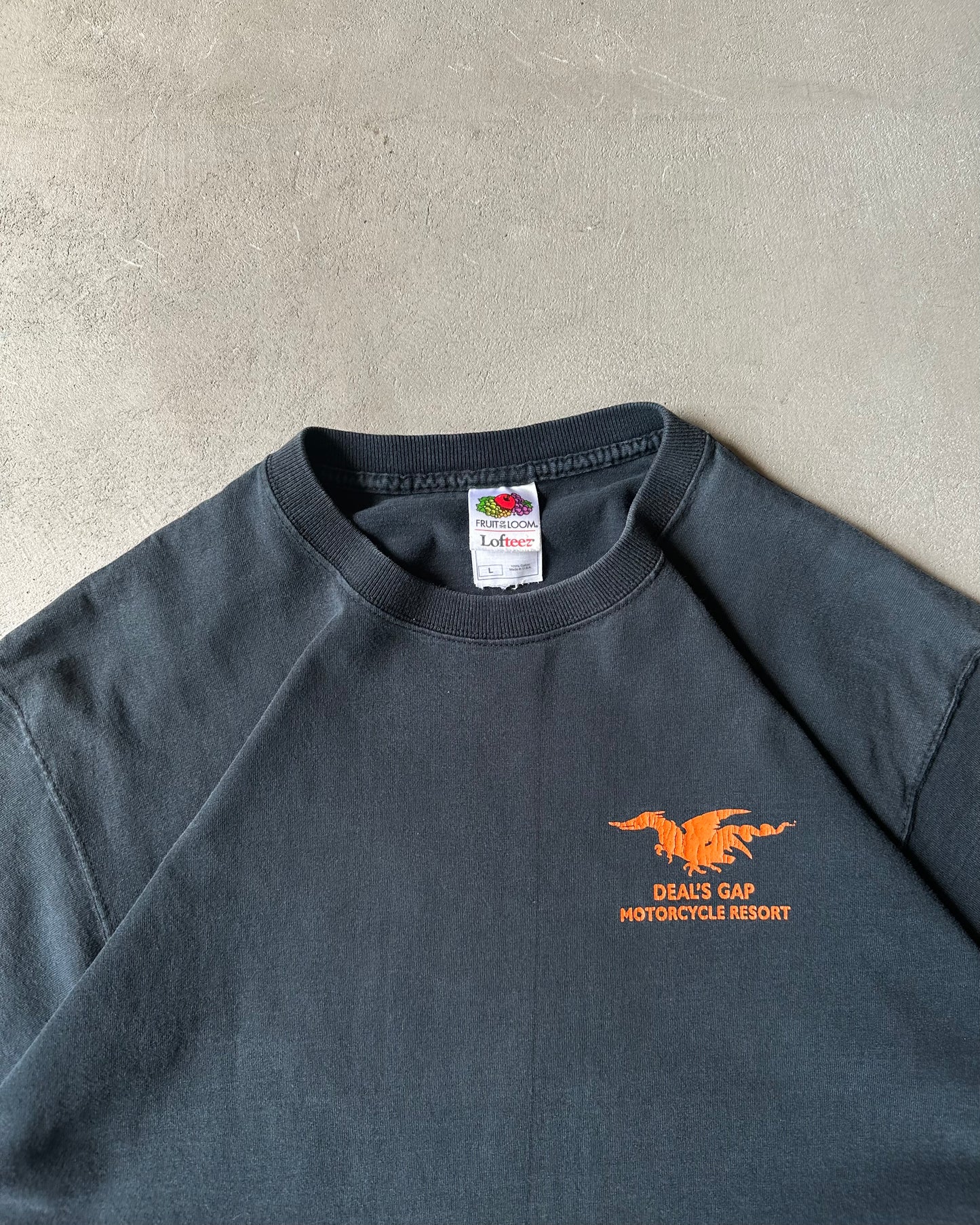 2000s - Faded Black Eleven Miles T-Shirt - M/L