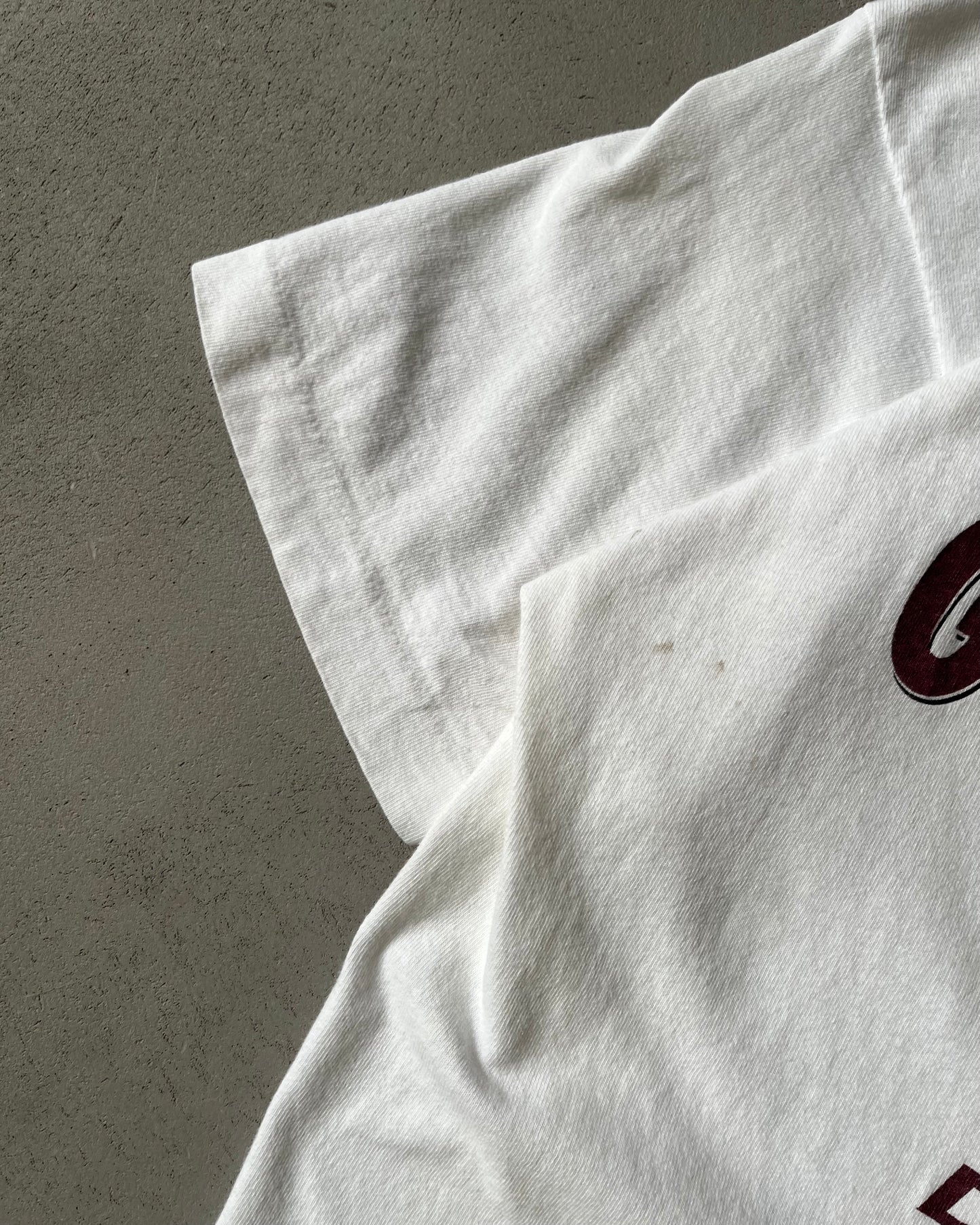 1990s - White Ghetto Rock Cafe T-Shirt - M/L