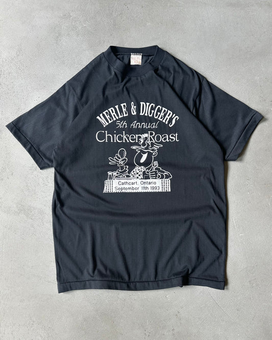 1990s - Black Merle & Digger's T-Shirt - M