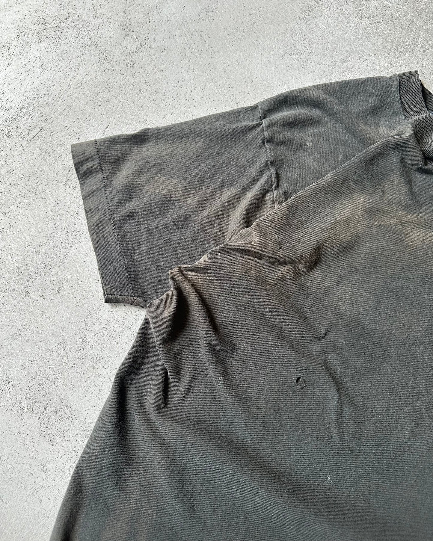 1980s - Faded Black Boot Hill T-Shirt - L/XL