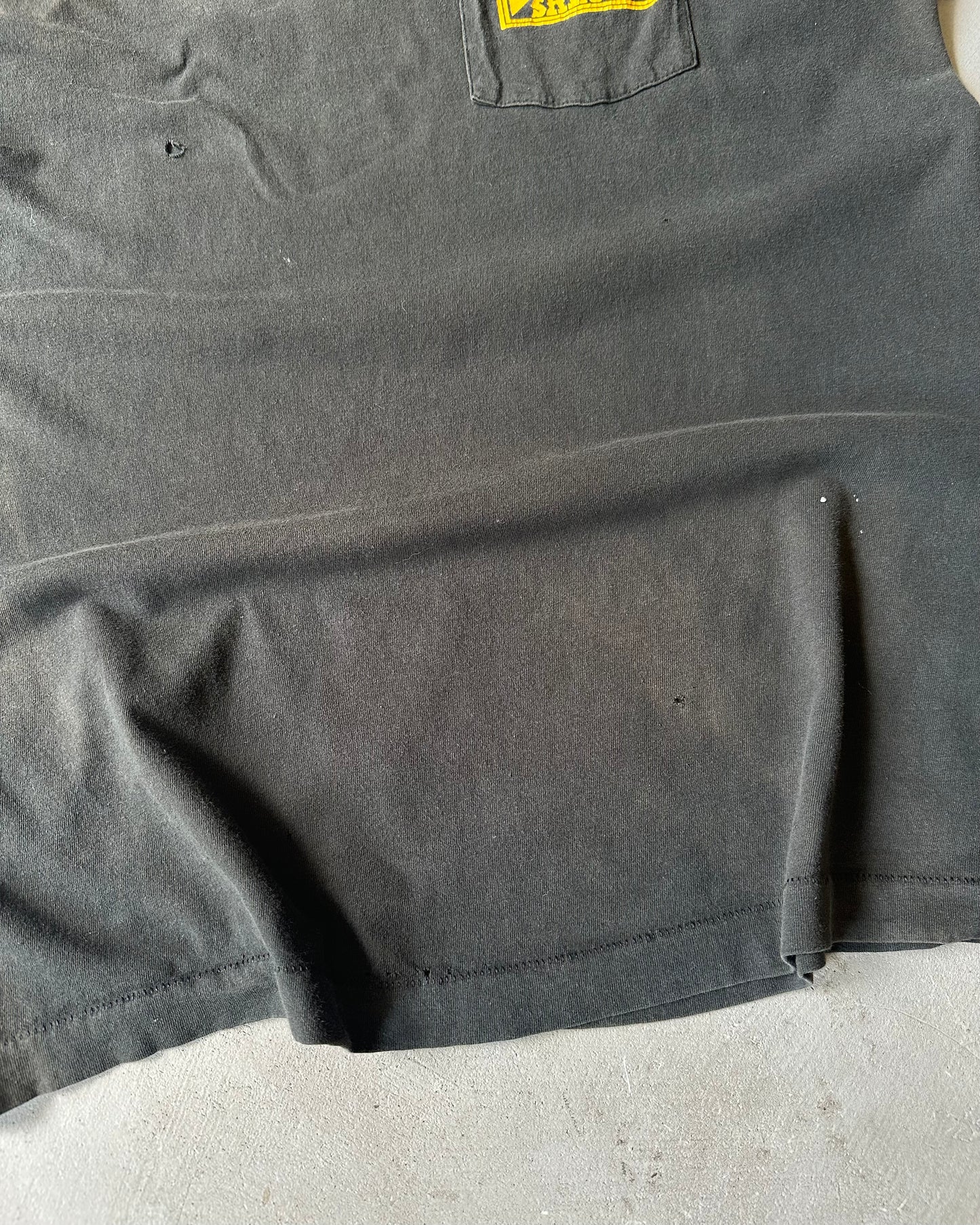 1980s - Faded Black Boot Hill T-Shirt - L/XL