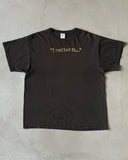 1990s - Black "I Nailed It" T-Shirt - XL