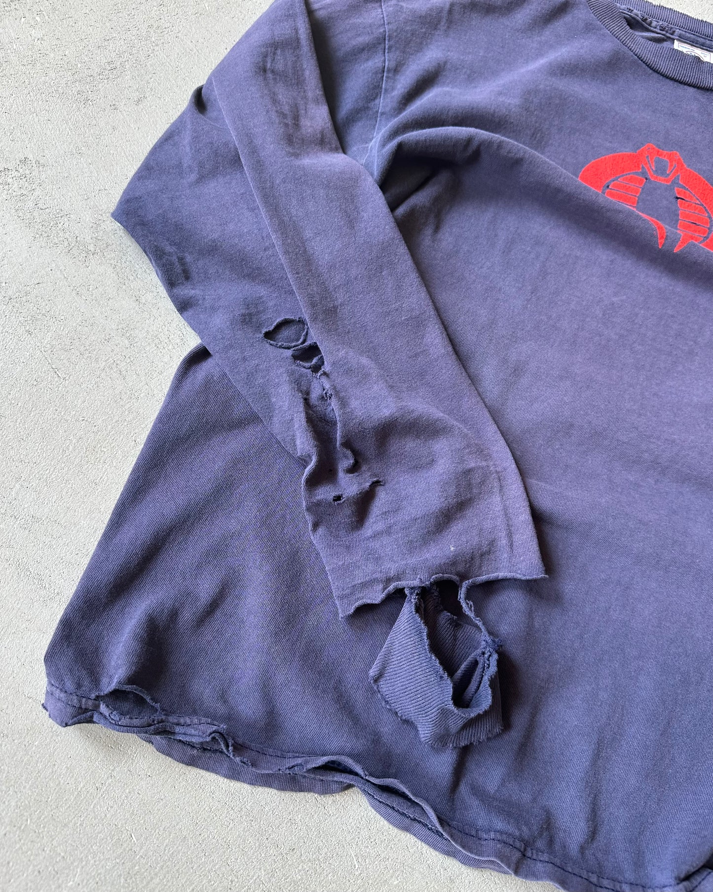 1990s - Distressed Navy Cobra G.I Joe Longsleeve - M