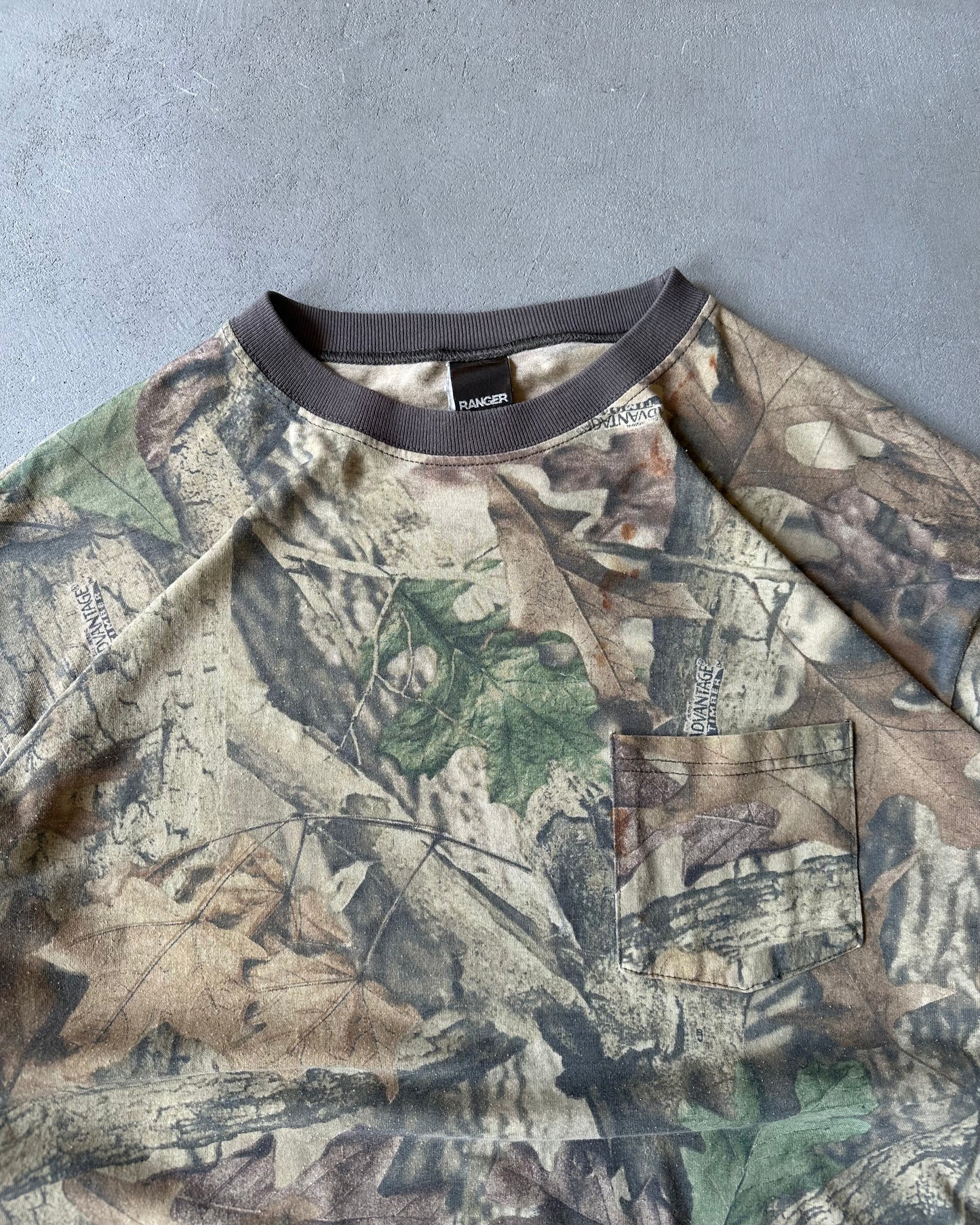 1990s - Camo Longsleeve - L