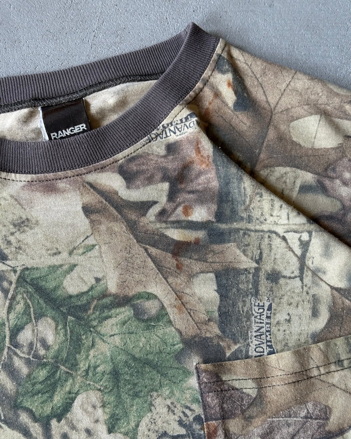 1990s - Camo Longsleeve - L