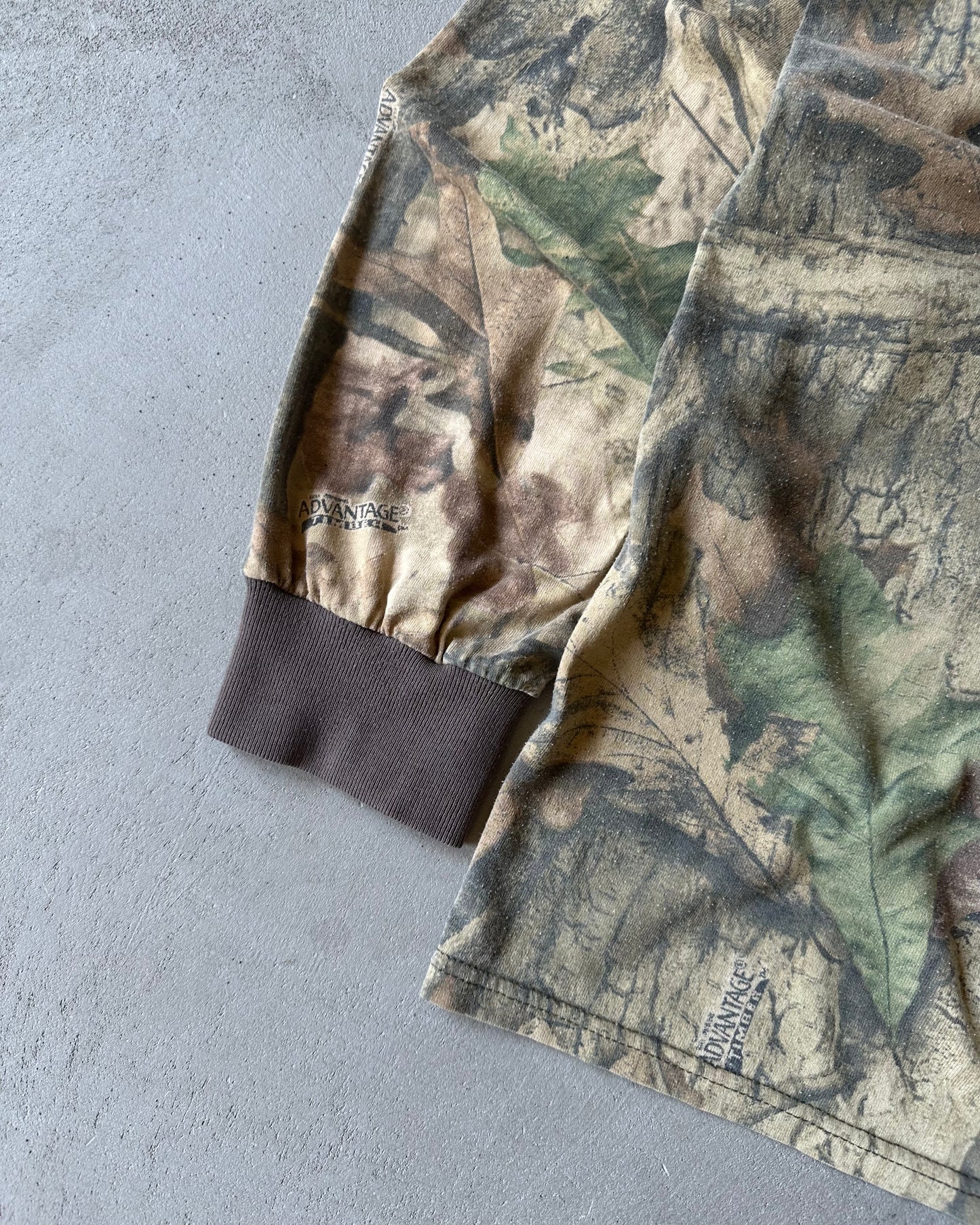 1990s - Camo Longsleeve - L