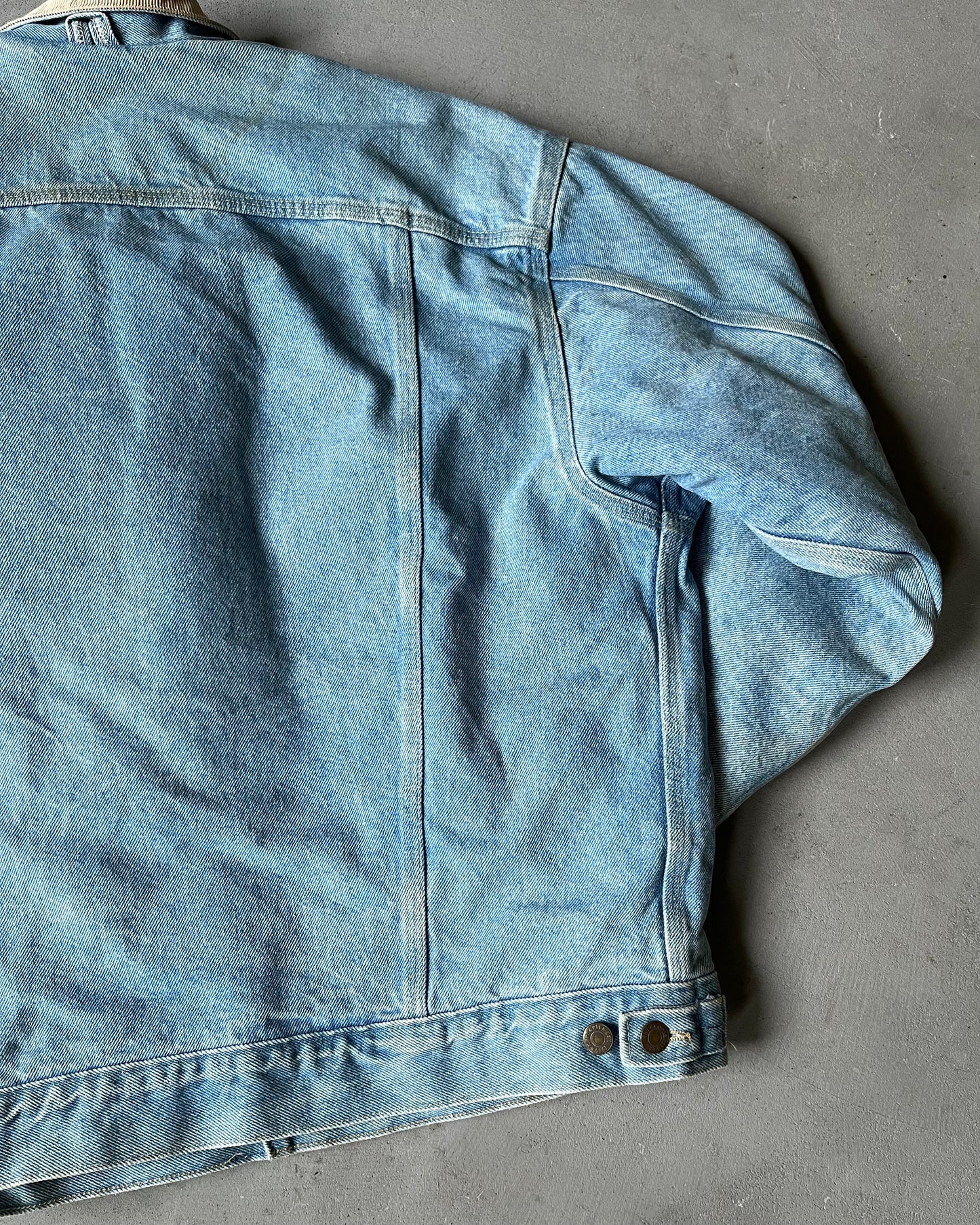 1990s - Carhartt Lined Denim Jacket - L/XL