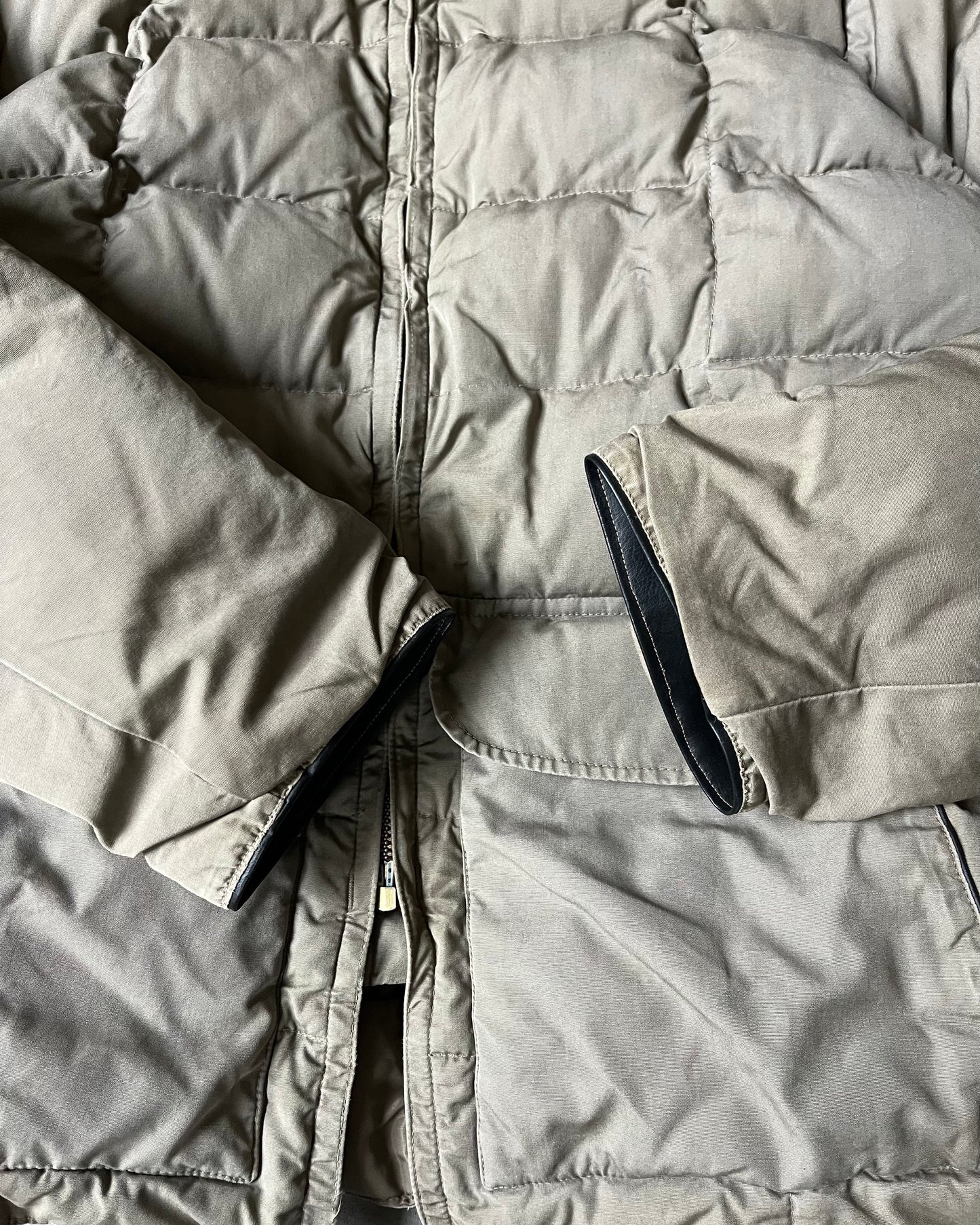 1950s - Beige Comfy Down Jacket - S/M