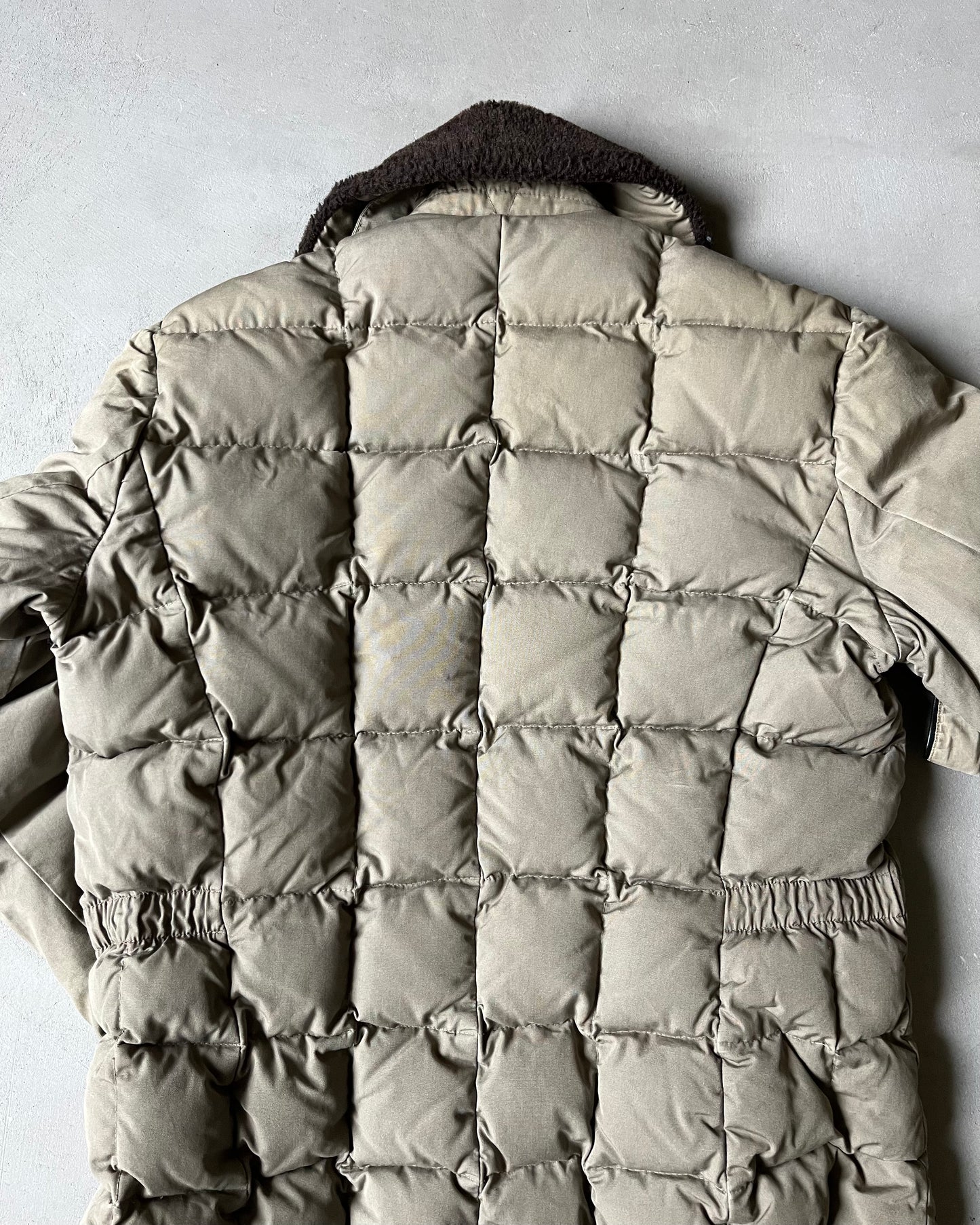 1950s - Beige Comfy Down Jacket - S/M