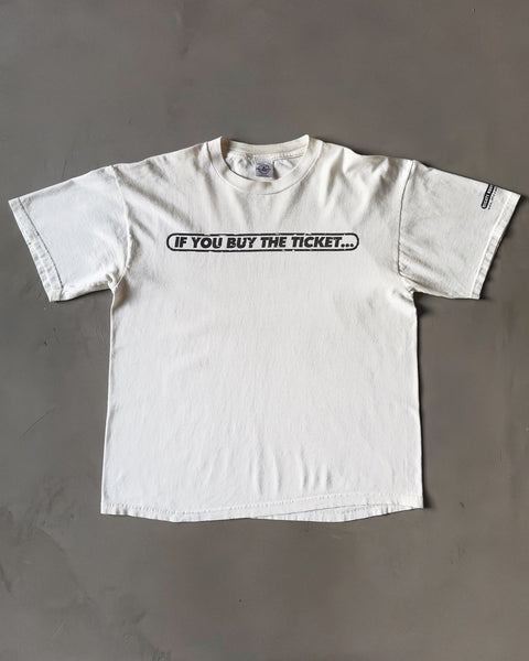 1990s - White "Heaven Or Hell" T-Shirt - L