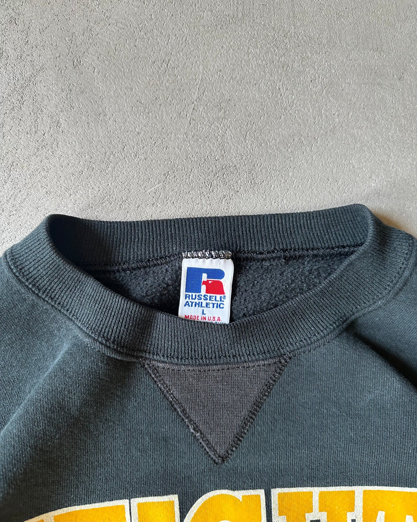 1990s - Black Heights Russell Crewneck - M/L