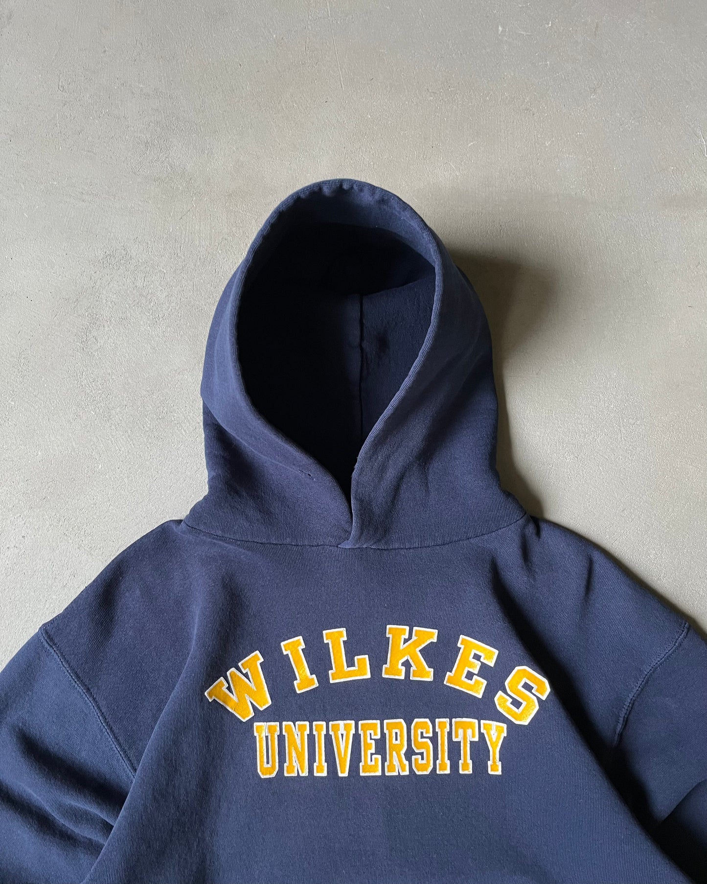 1990s - Navy Wilkes Russell Hoodie - S