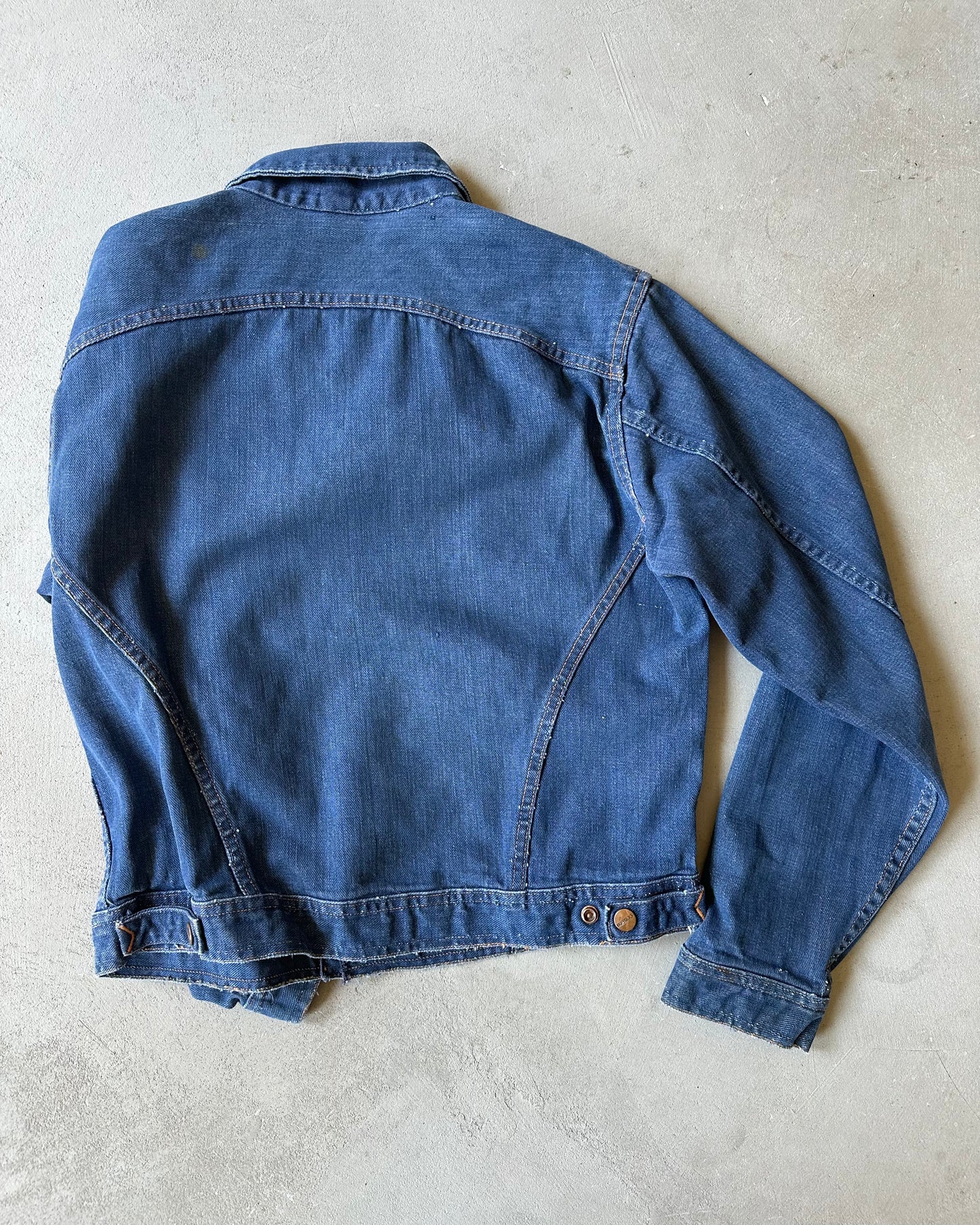 1960s - Distressed Roebuck Denim Jacket - XS/S