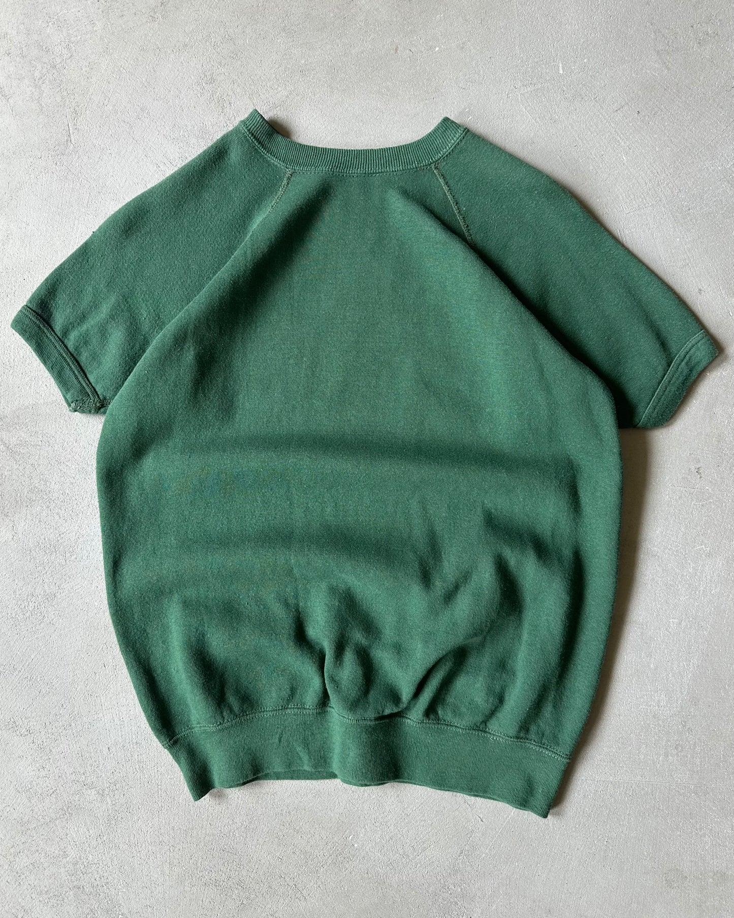 1970s - Forest Green Shortsleeve Crewneck - M
