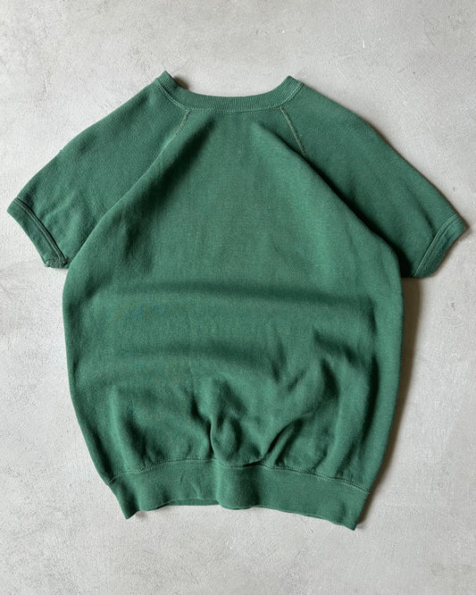 1970s - Forest Green Shortsleeve Crewneck - M