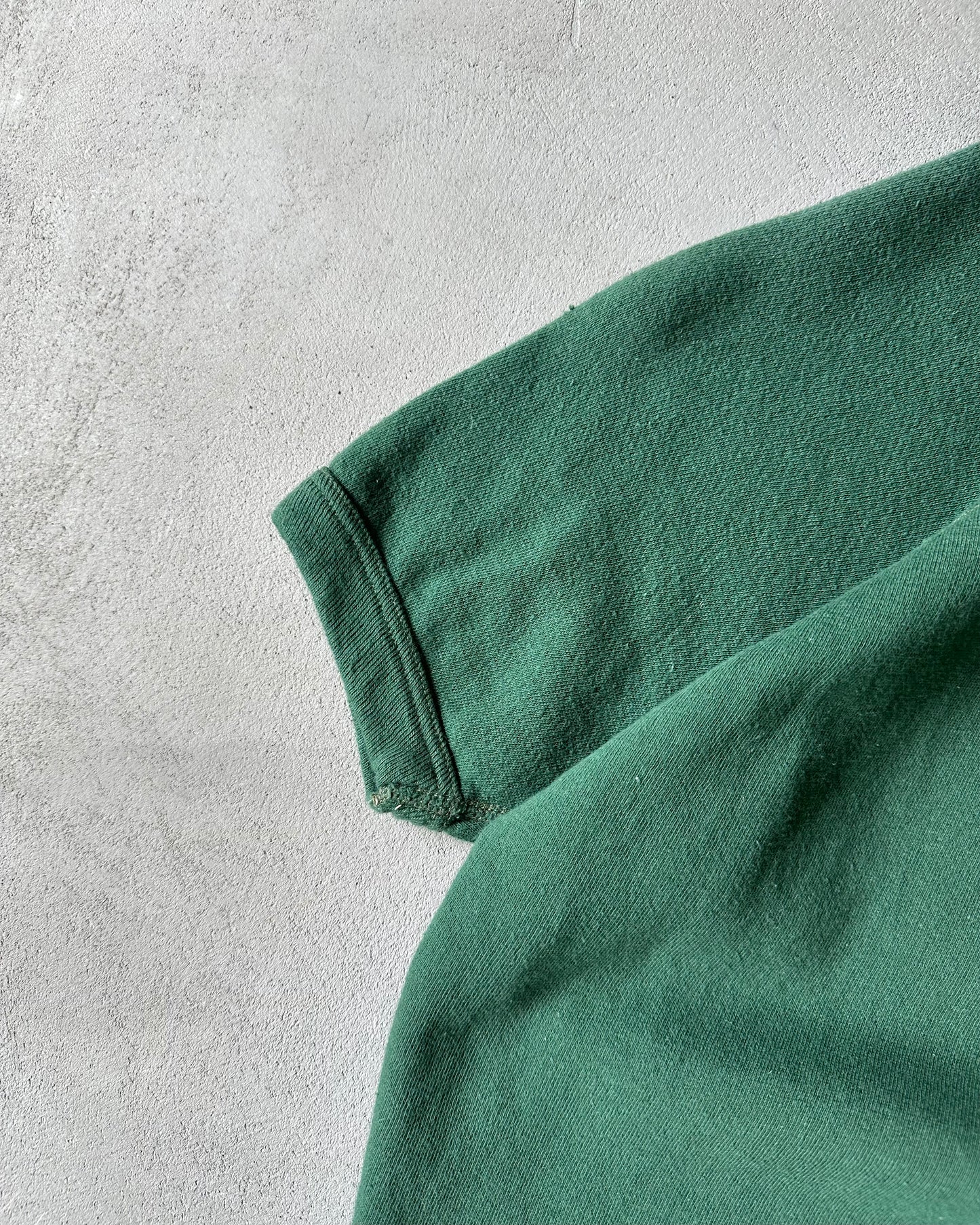 1970s - Forest Green Shortsleeve Crewneck - M