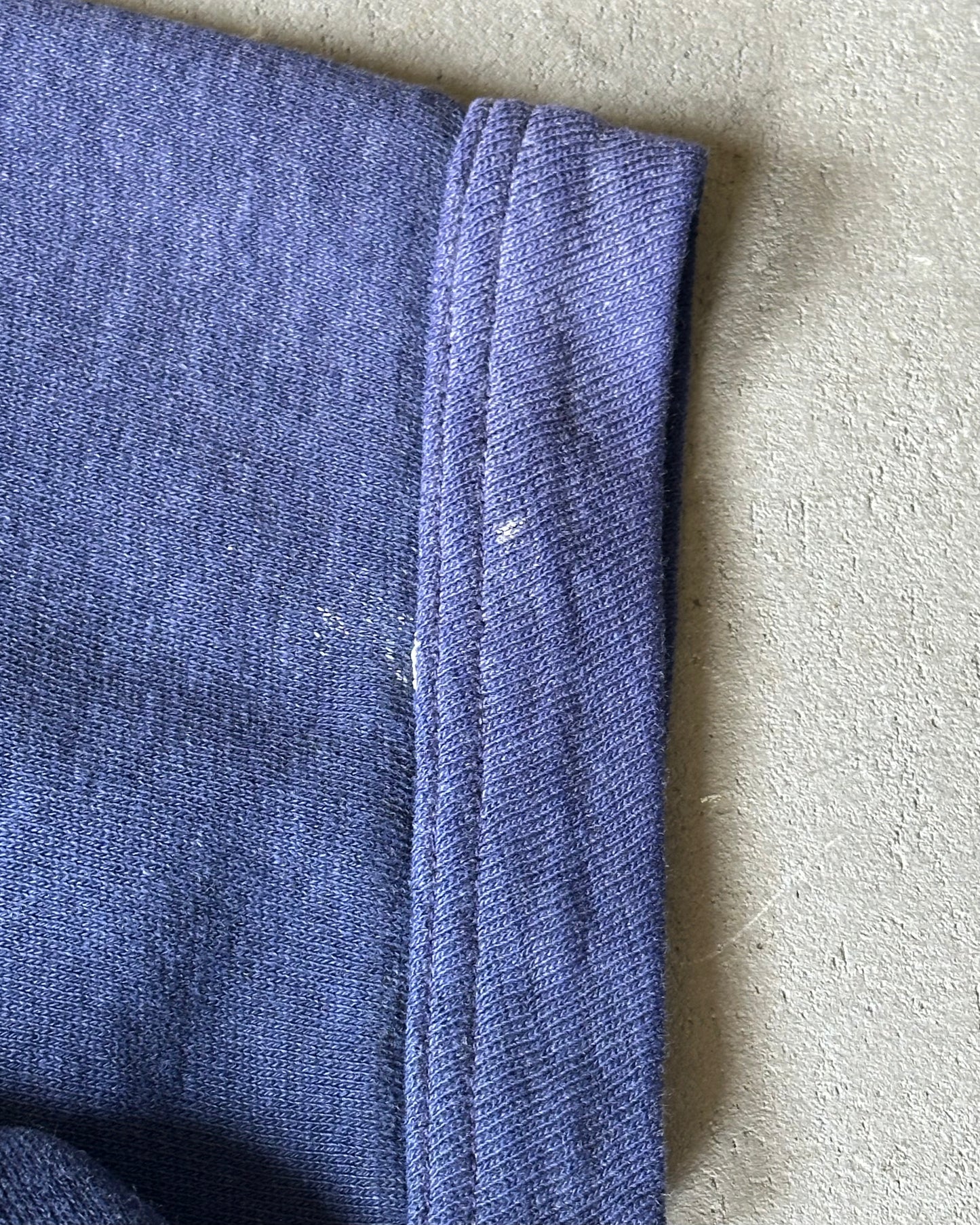 1970s - Distressed Navy Shortsleeve Crewneck - S