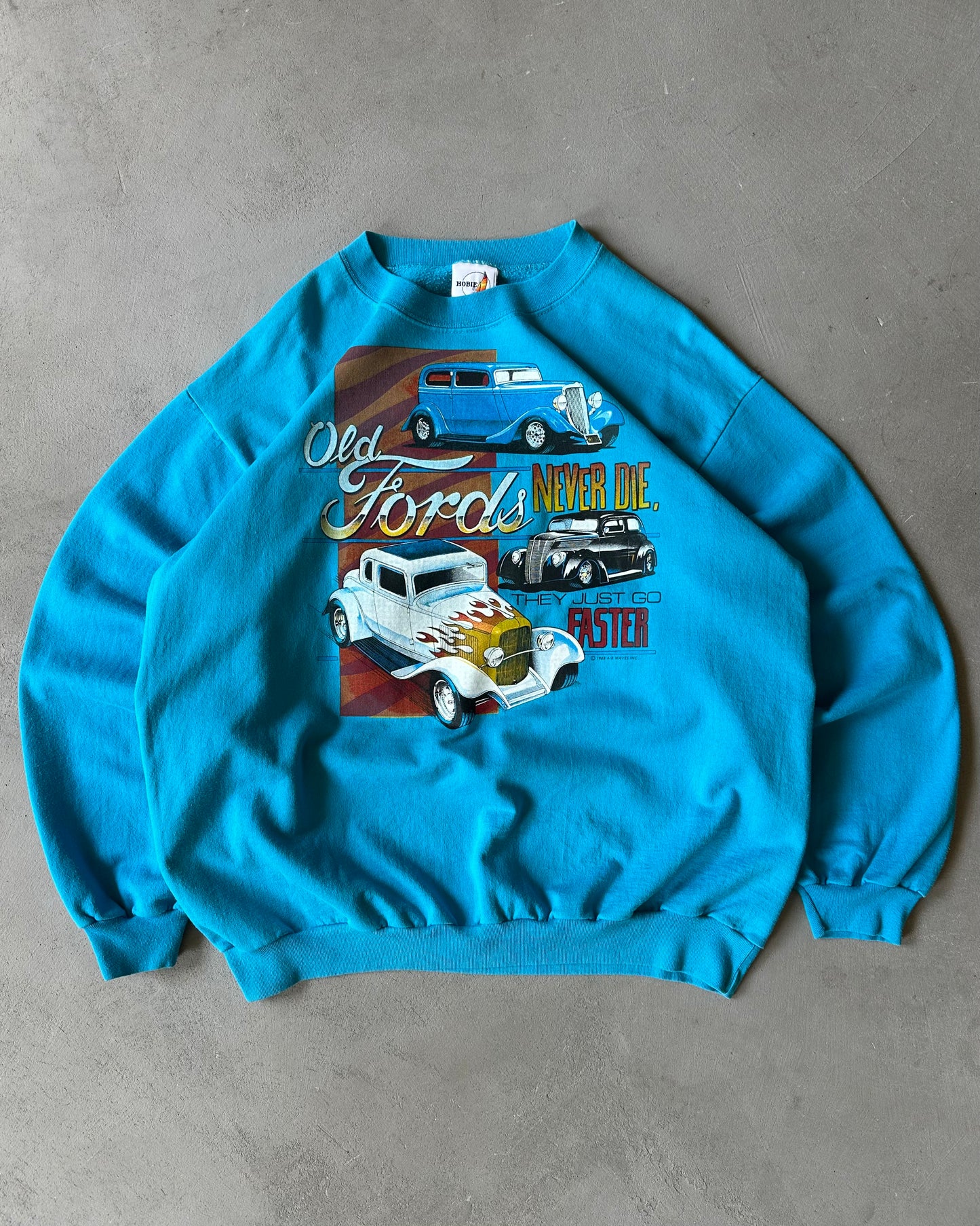1980s - Blue Ford Light Crewneck - M/L