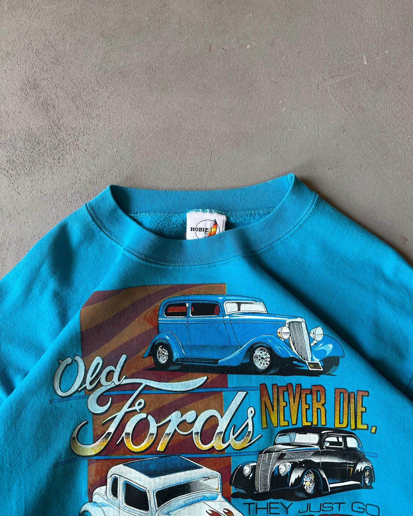 1980s - Blue Ford Light Crewneck - M/L