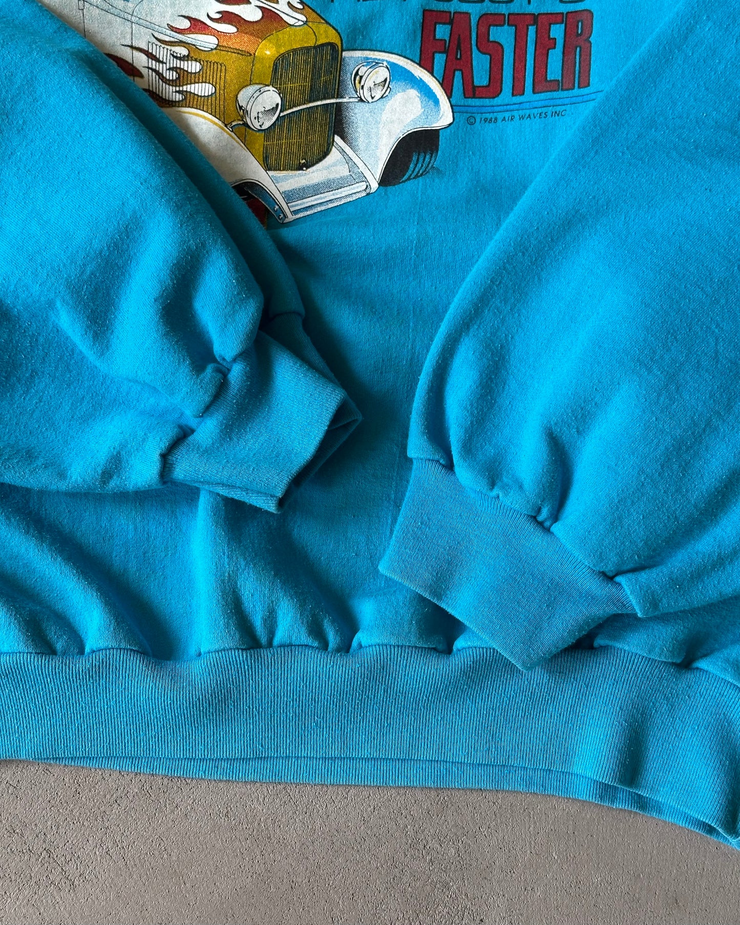 1980s - Blue Ford Light Crewneck - M/L