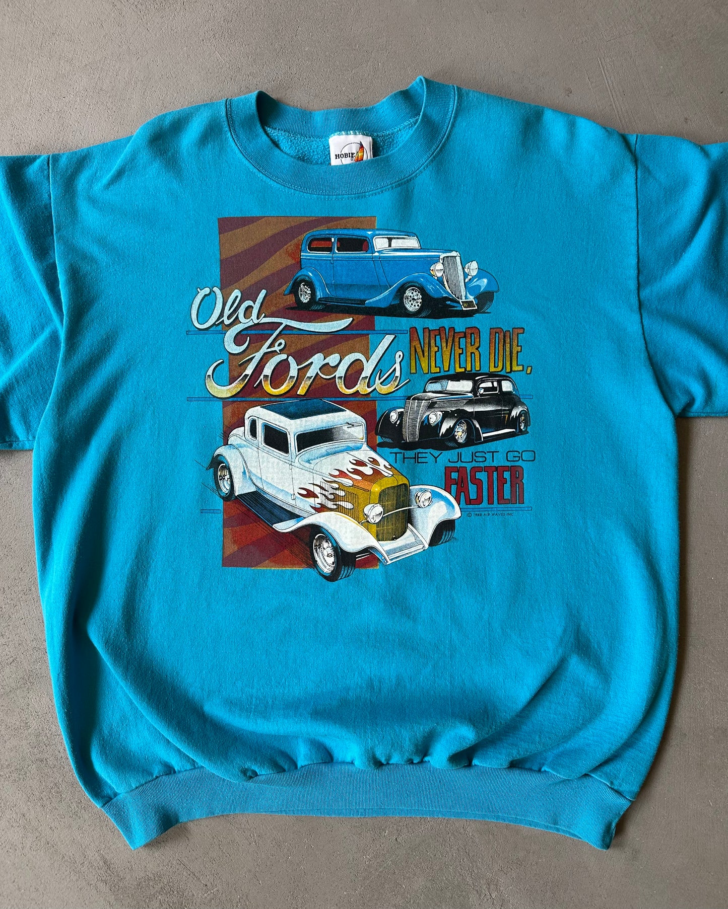 1980s - Blue Ford Light Crewneck - M/L