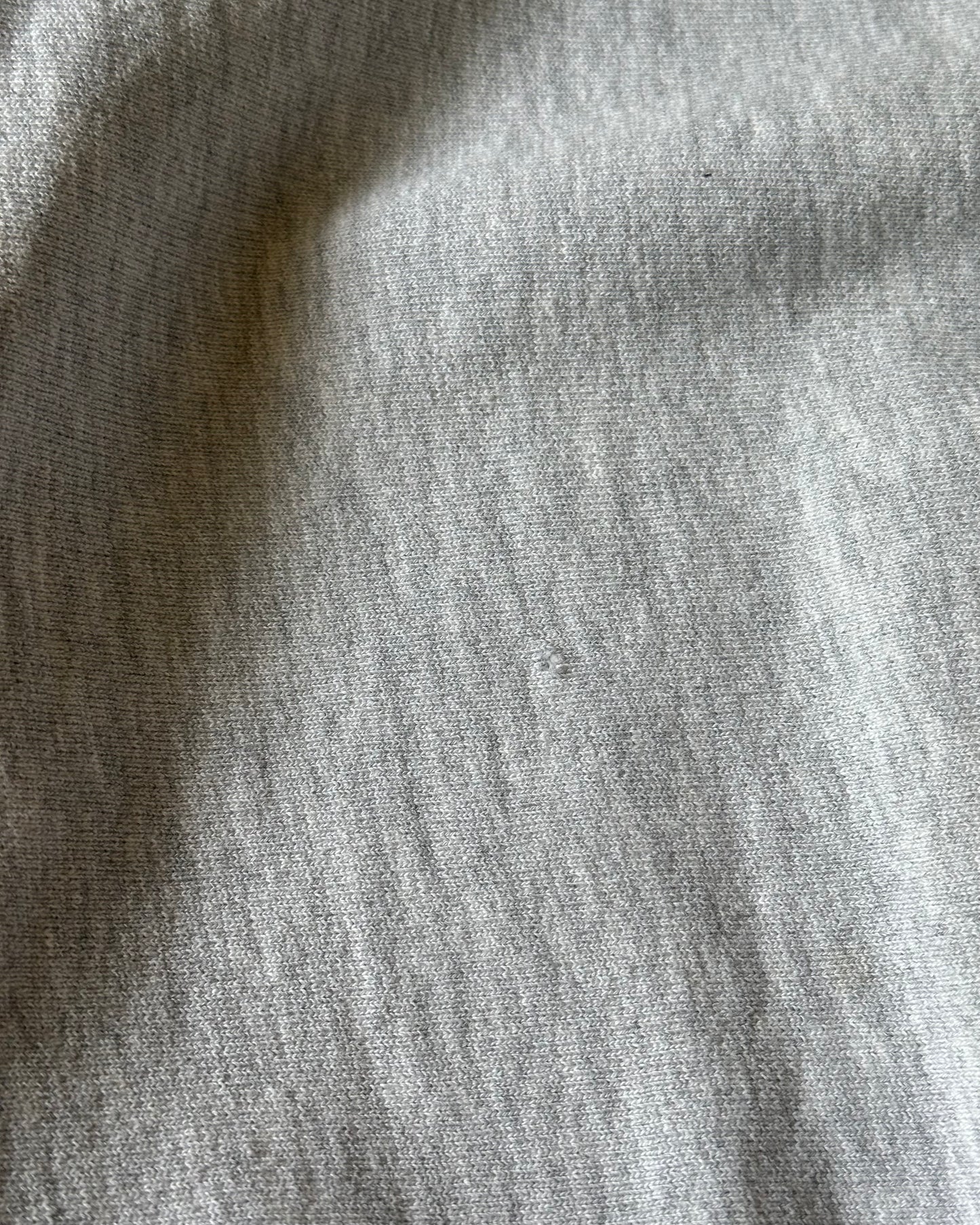 1990s - Distressed Ash Grey Champion RW Crewneck - M