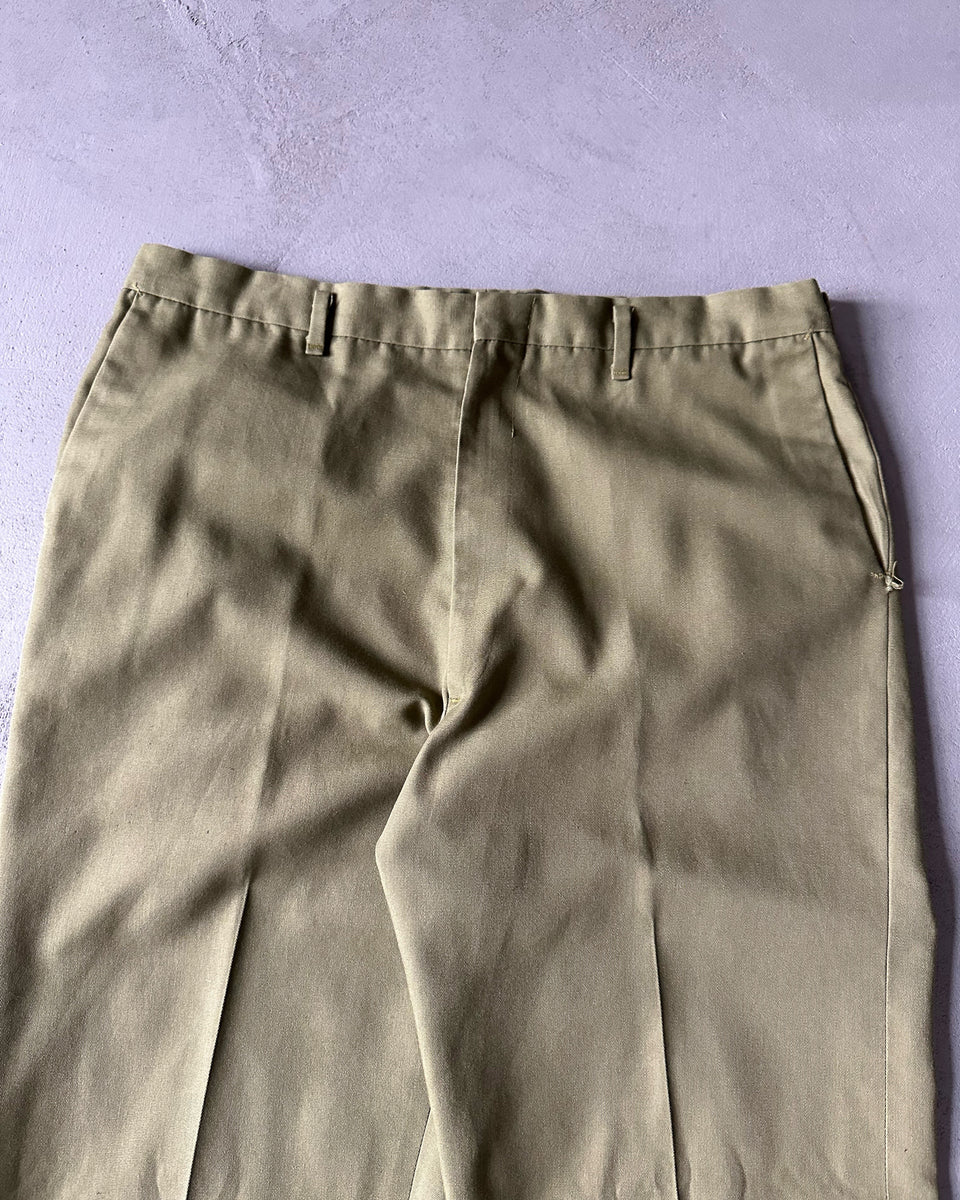 1970s - Sage Green Trousers - 33x30 – The Thirteen Club