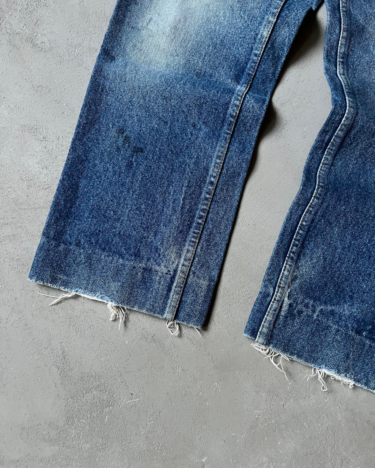 1980s - Distressed 619 Orange Tab Levi's Jeans - 32x27