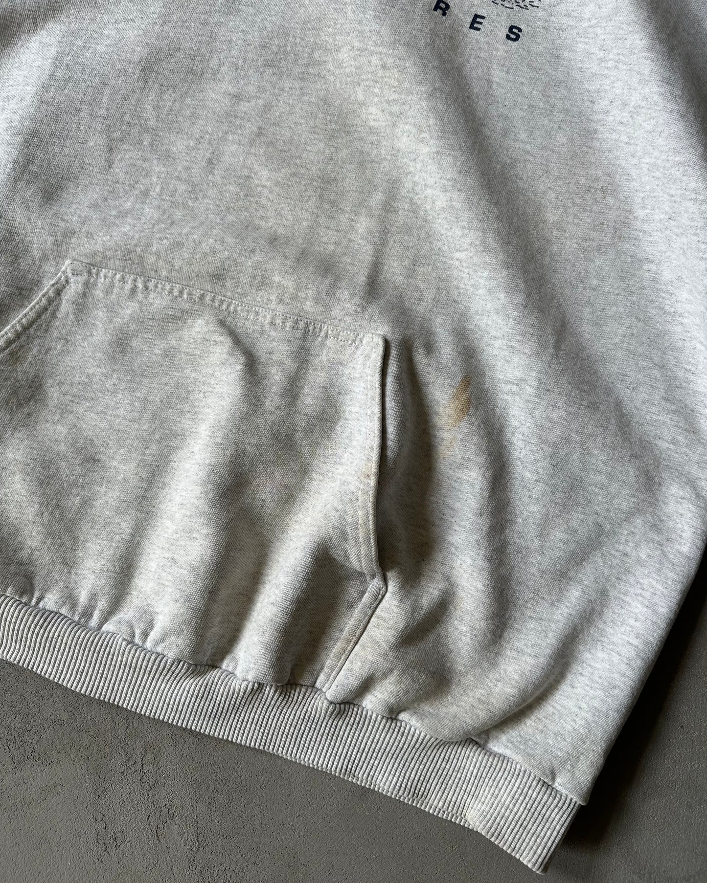 1990s - Ash Grey Nautic X King of the Road Hoodie - XL