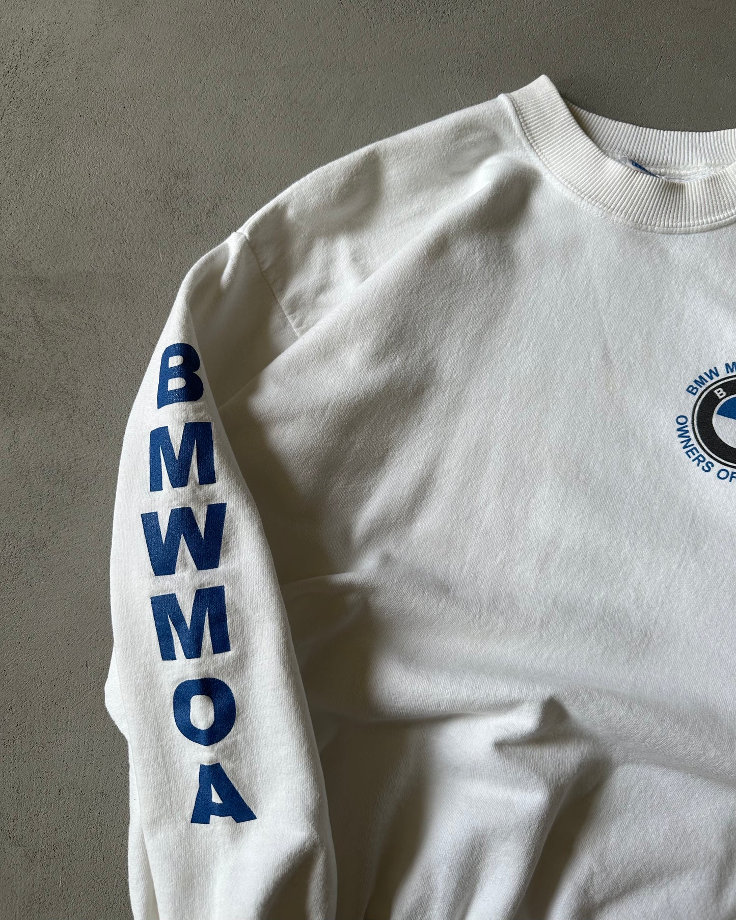 1990s - White BMW Crewneck - M