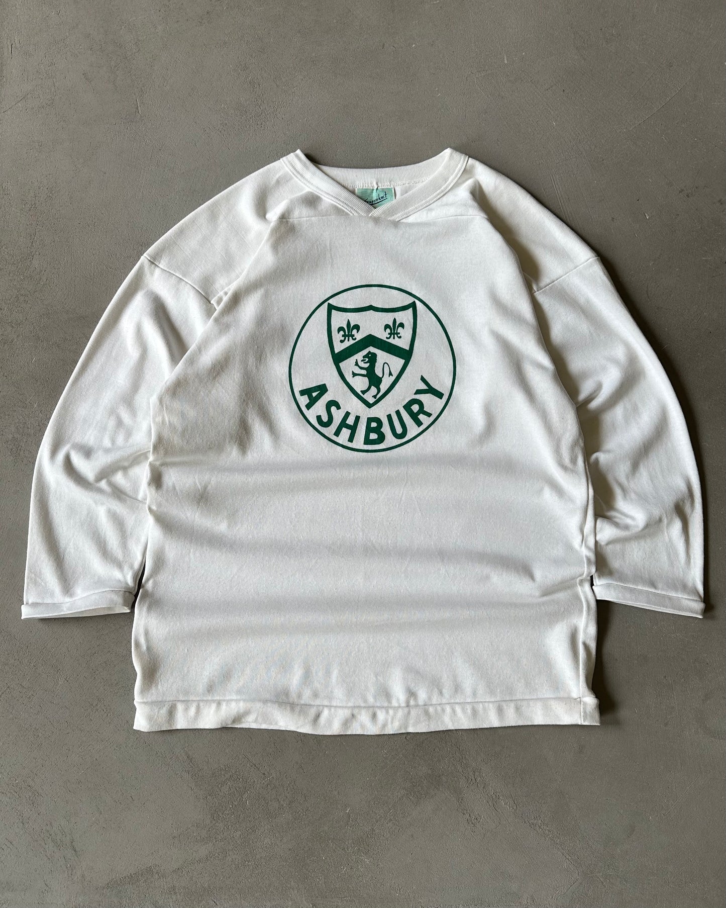 1980s - White Ashbury Lacrosse Jersey - XL