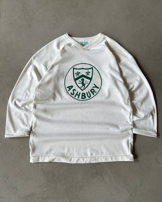 1980s - White Ashbury Lacrosse Jersey - XL