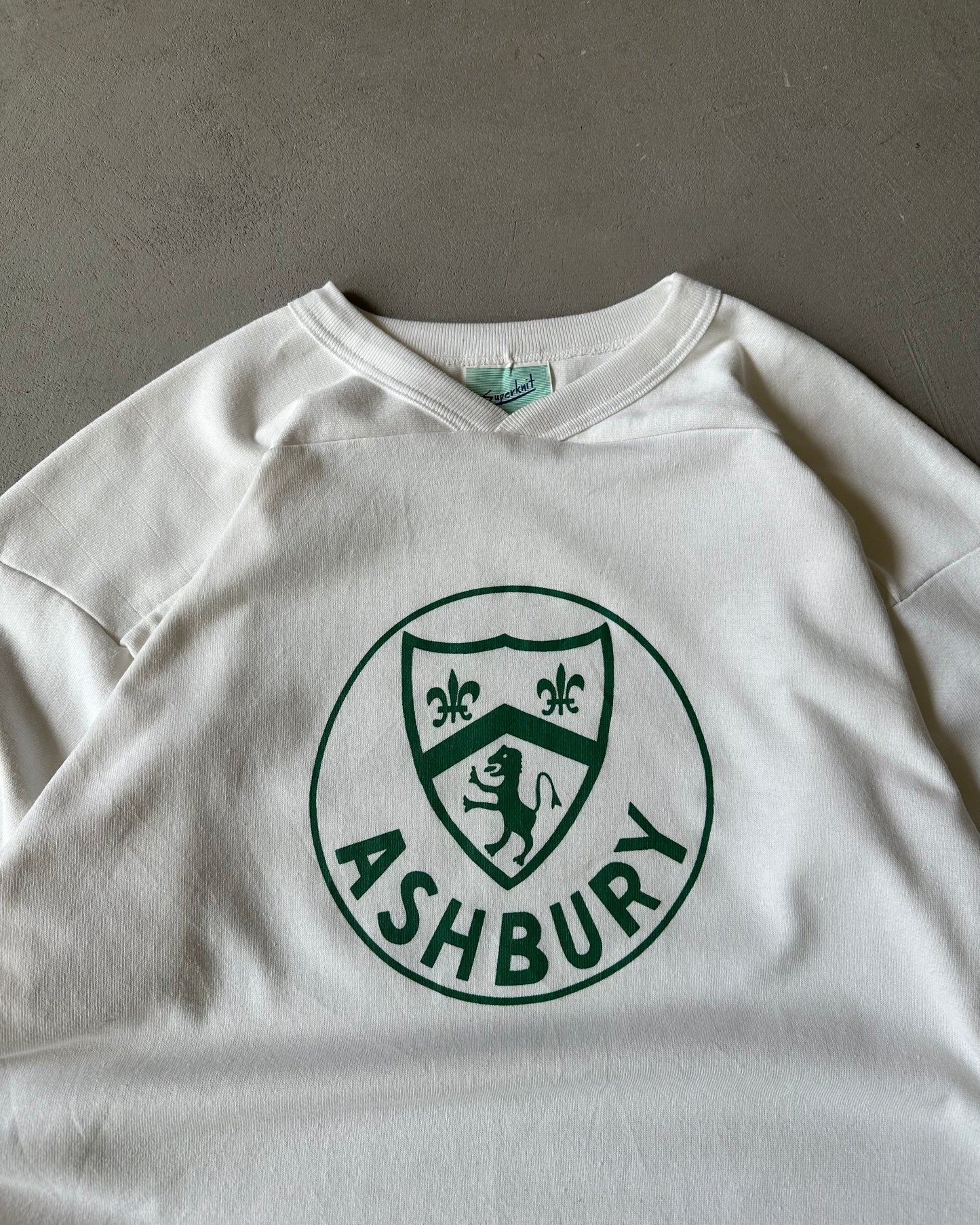 1980s - White Ashbury Lacrosse Jersey - XL
