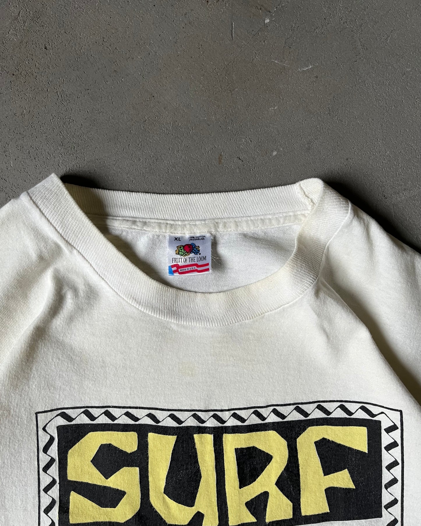 1990s - White Surf The Baltic T-Shirt - L