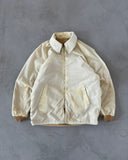 1970s - Beige Terry Cloth Reversible Jacket - M/L