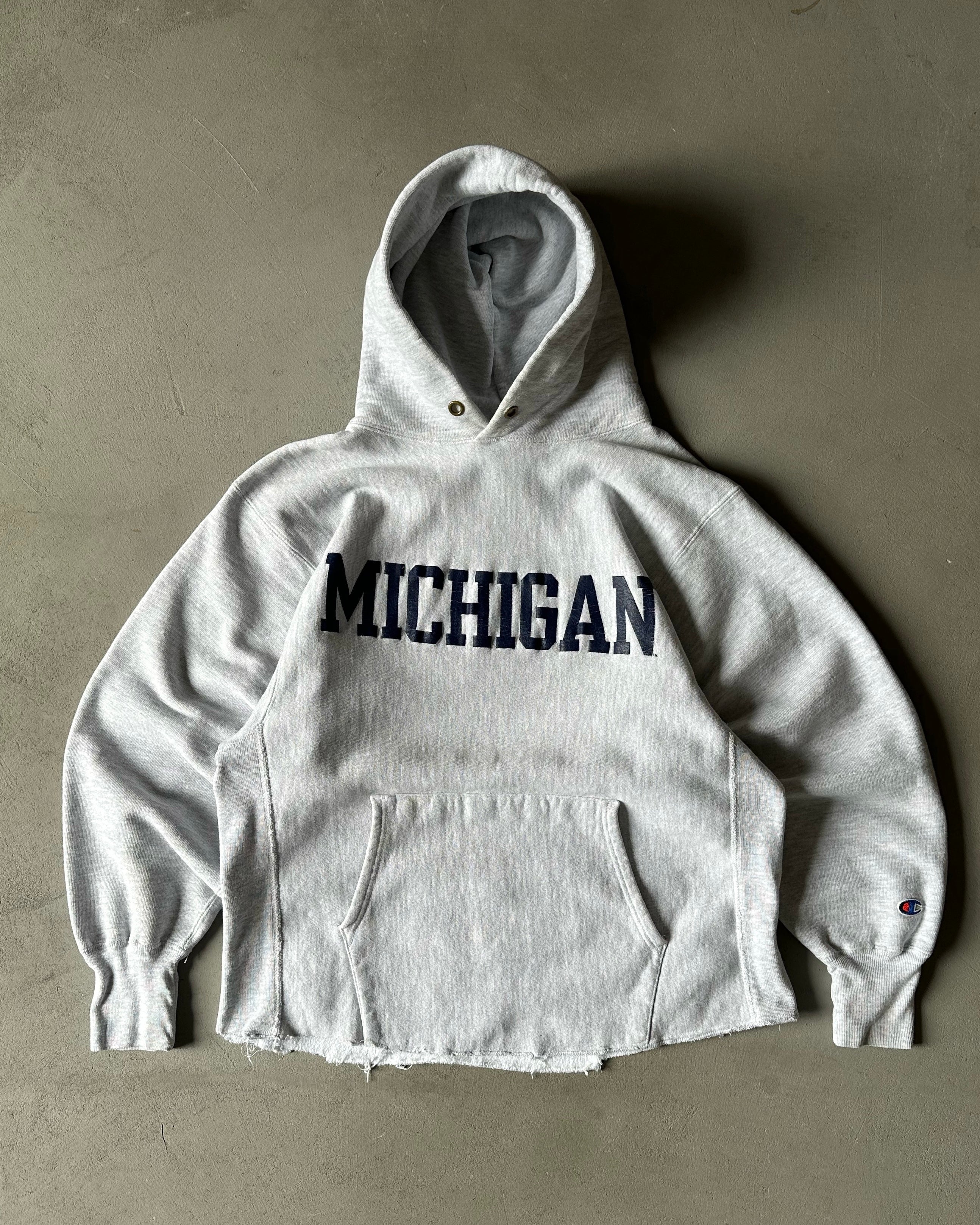 Distressed champion hoodie best sale