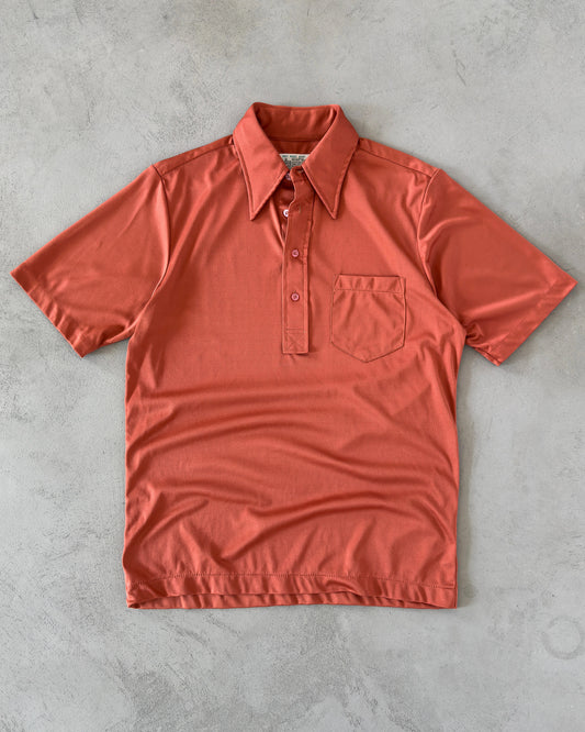 1970s - Salmond K-Mart Polyester Polo - L