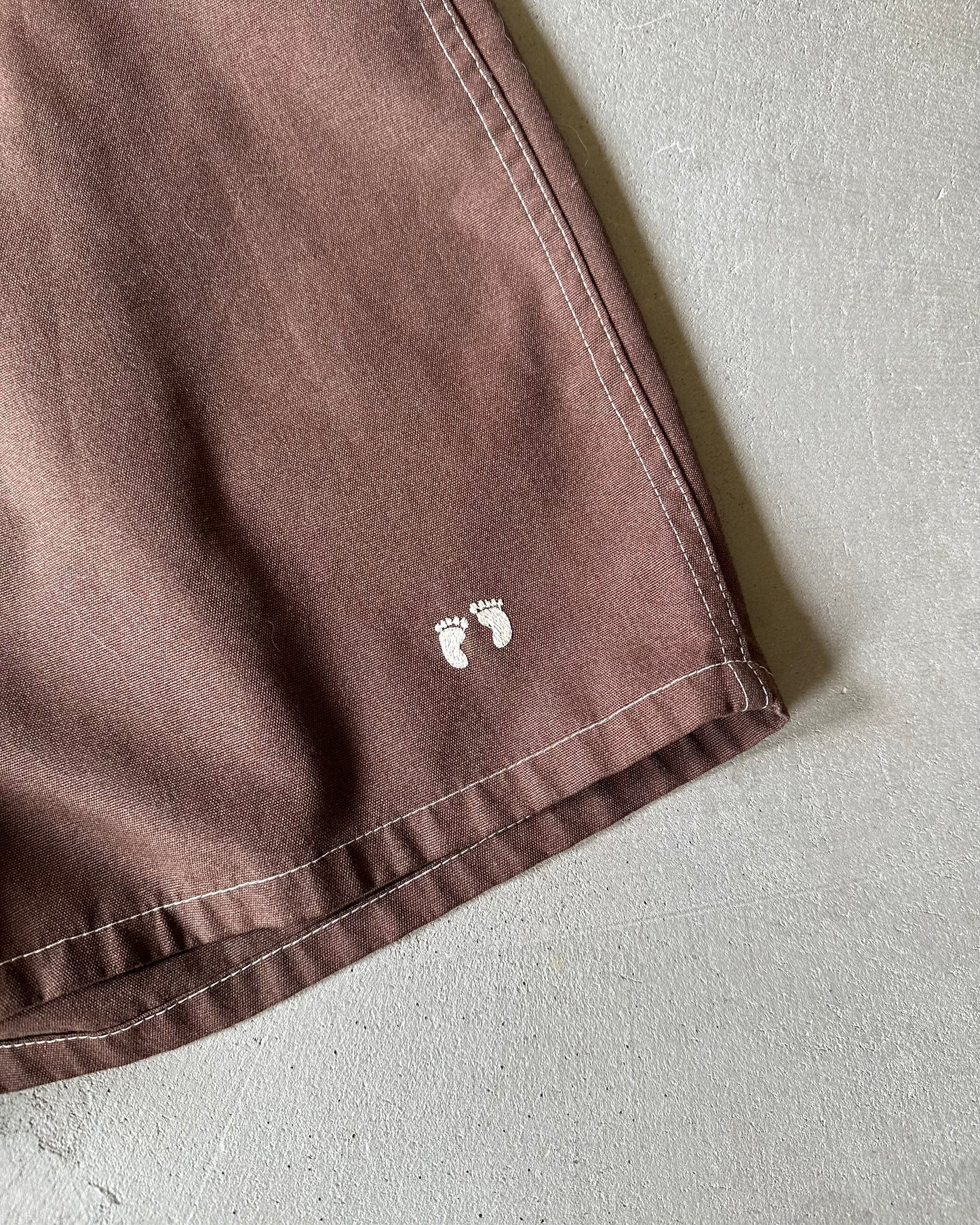 1970s - Brown Hang Ten Surf Shorts - 33