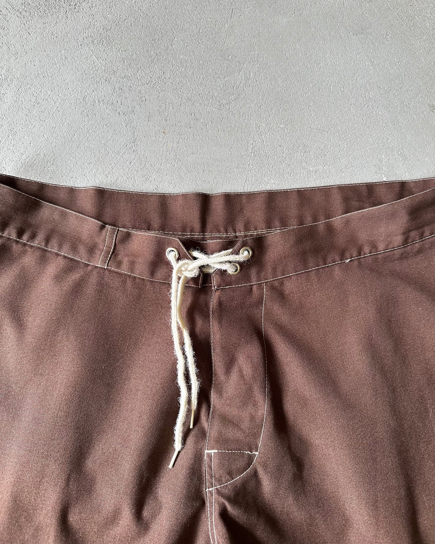 1970s - Brown Hang Ten Surf Shorts - 33