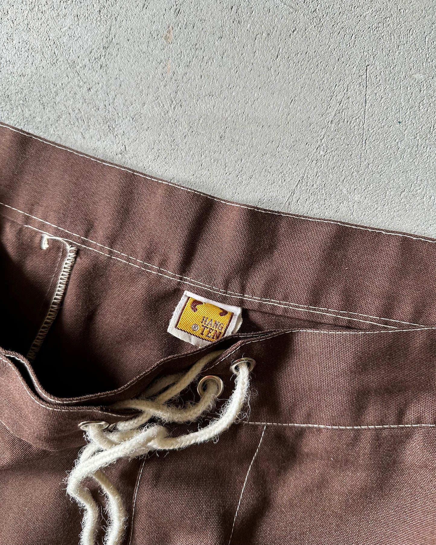 1970s - Brown Hang Ten Surf Shorts - 33