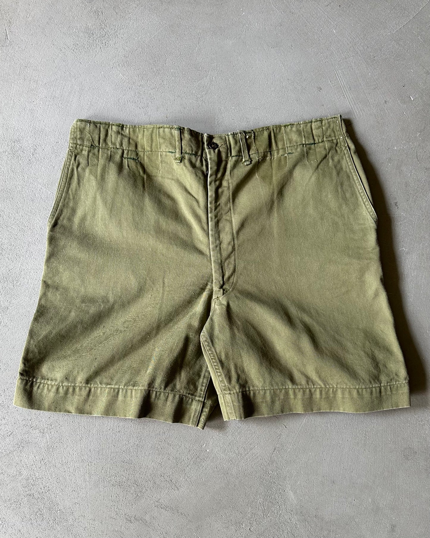 1960s - Green Boy Scouts Shorts - 35