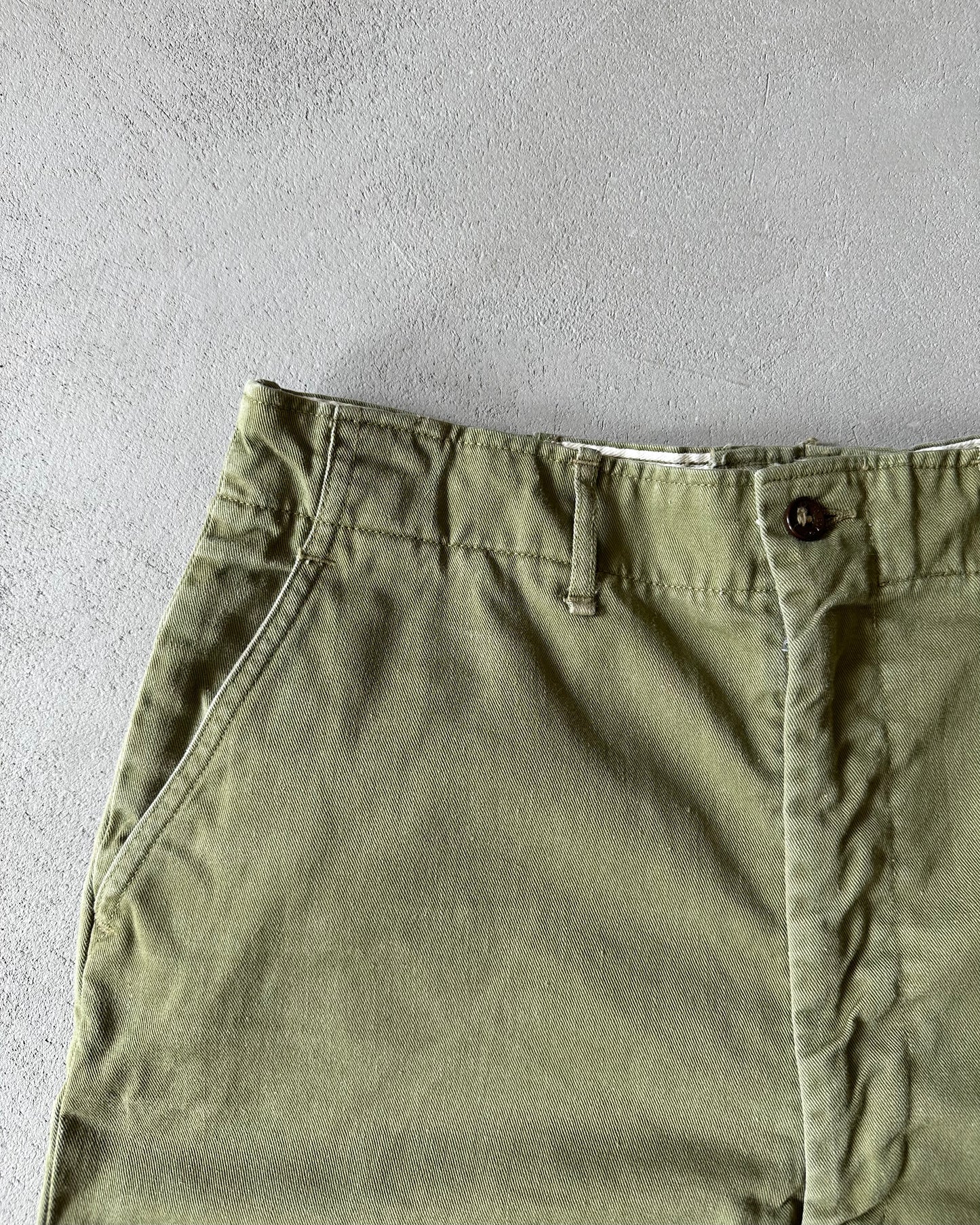 1960s - Green Boy Scouts Shorts - 29