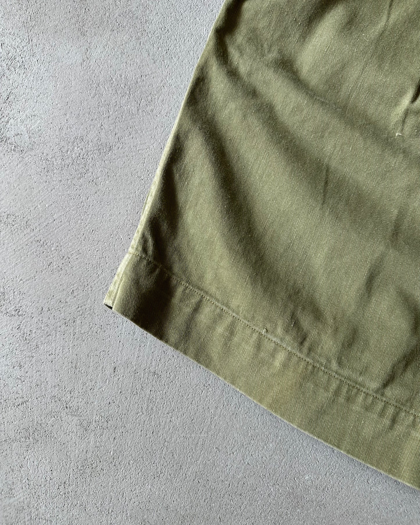 1960s - Green Boy Scouts Pleated Shorts - 34