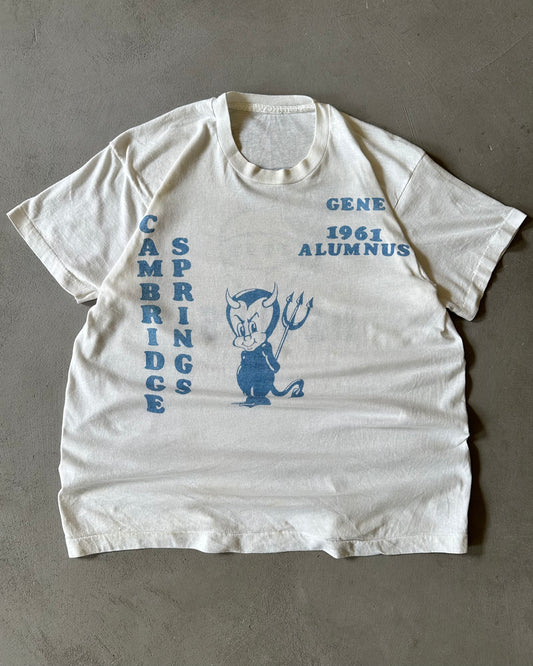 1990s - White Cambridge T-Shirt - M