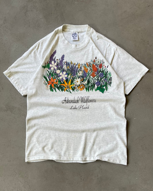 1990s - Ash Grey Lake Placid T-Shirt - M