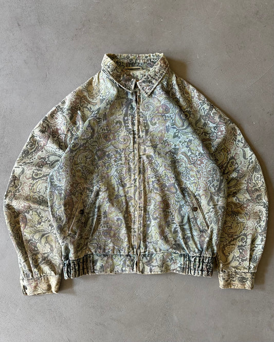 1970s - Distressed Paisley OUI Jacket - M
