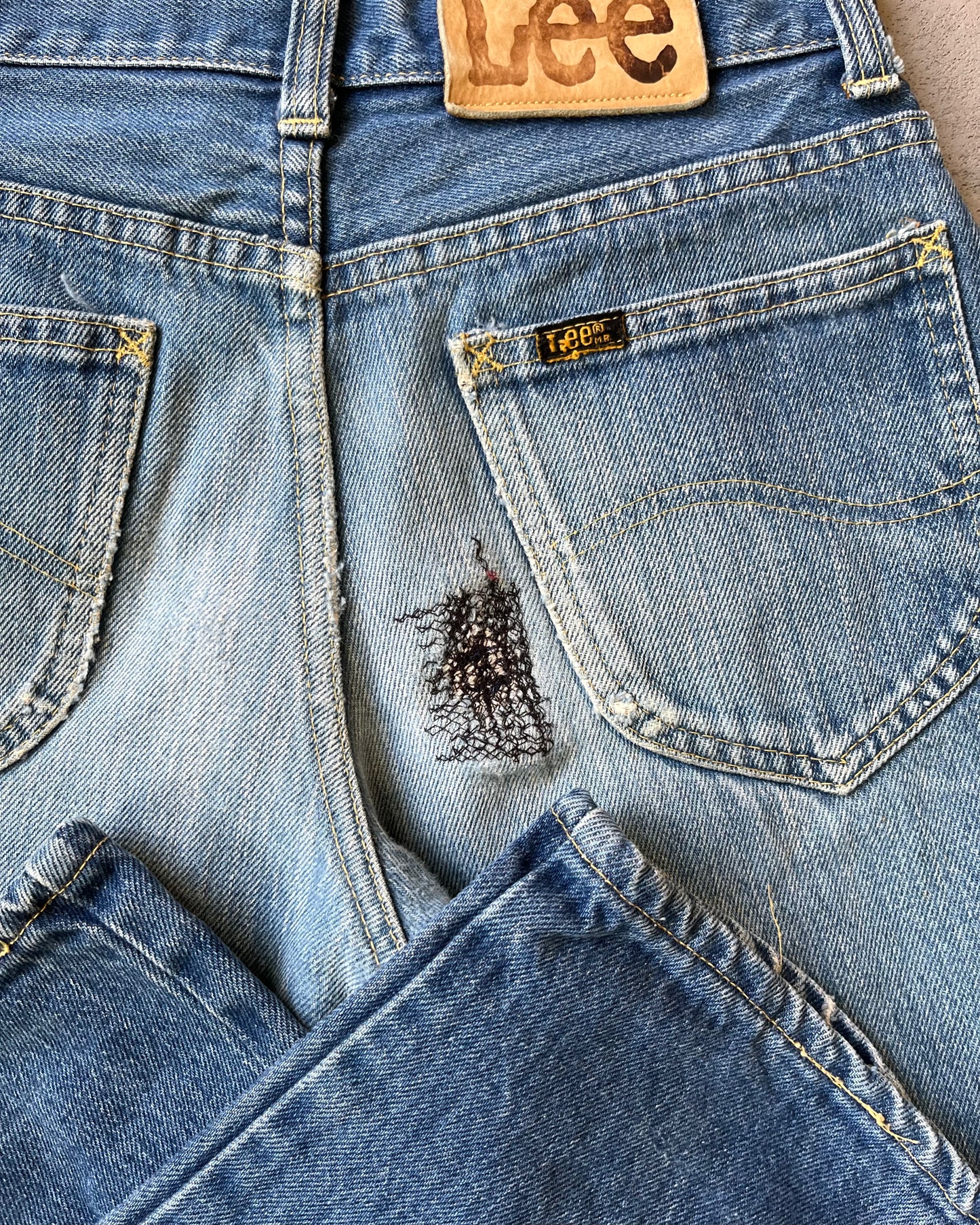 1980s - Faded LEE Riders Jeans - 25x33