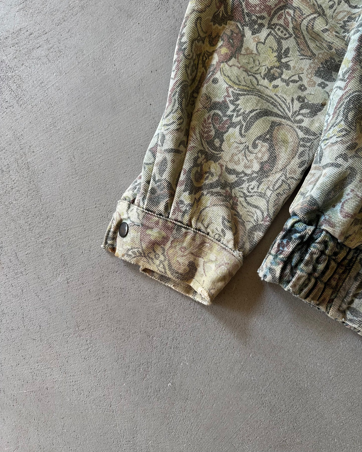 1970s - Distressed Paisley OUI Jacket - M