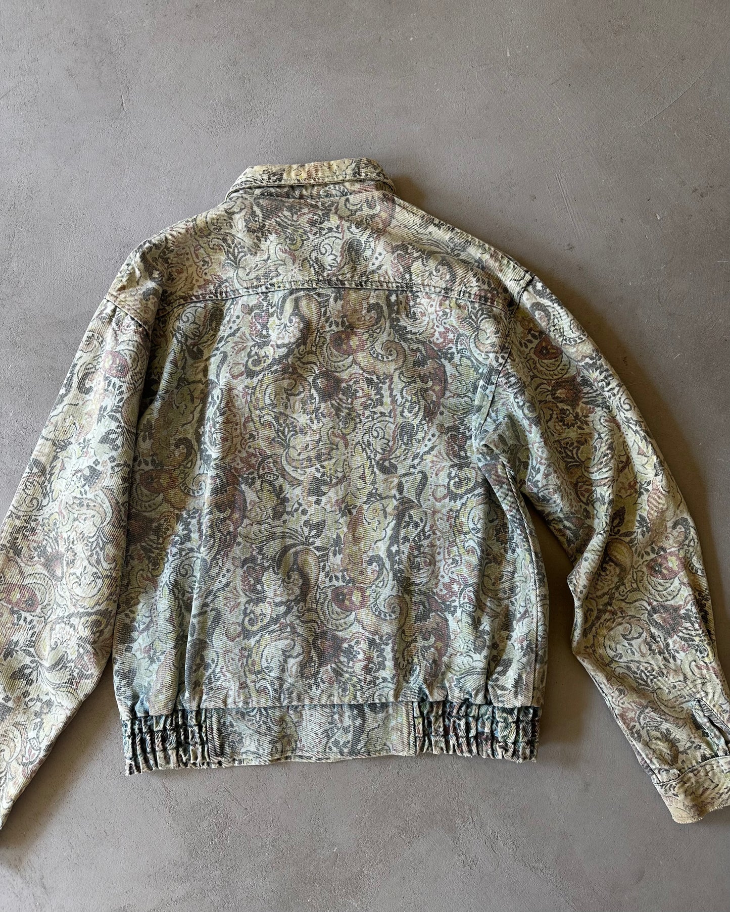 1970s - Distressed Paisley OUI Jacket - M