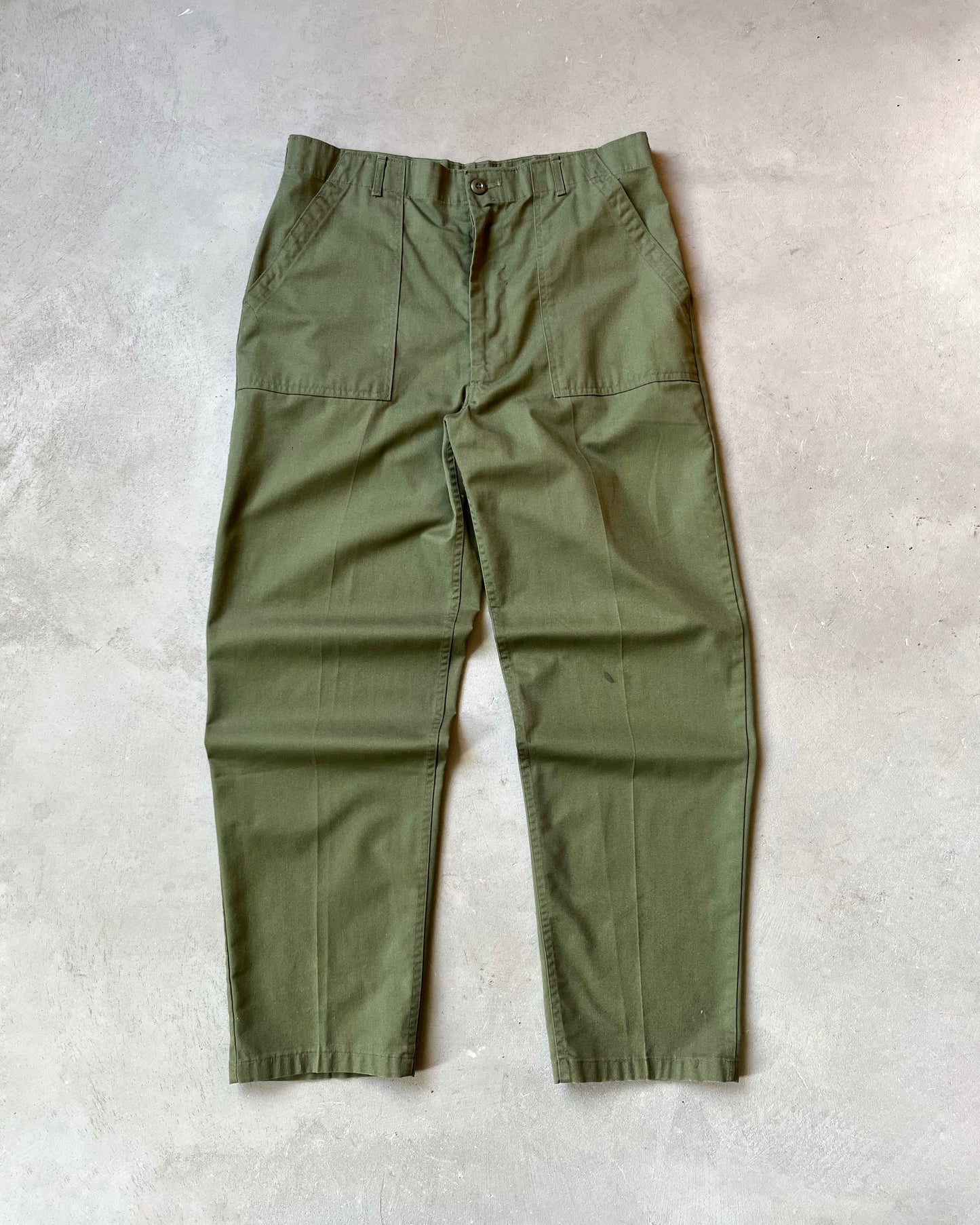 1980s - Green OG-507 Military Trousers - 35x32